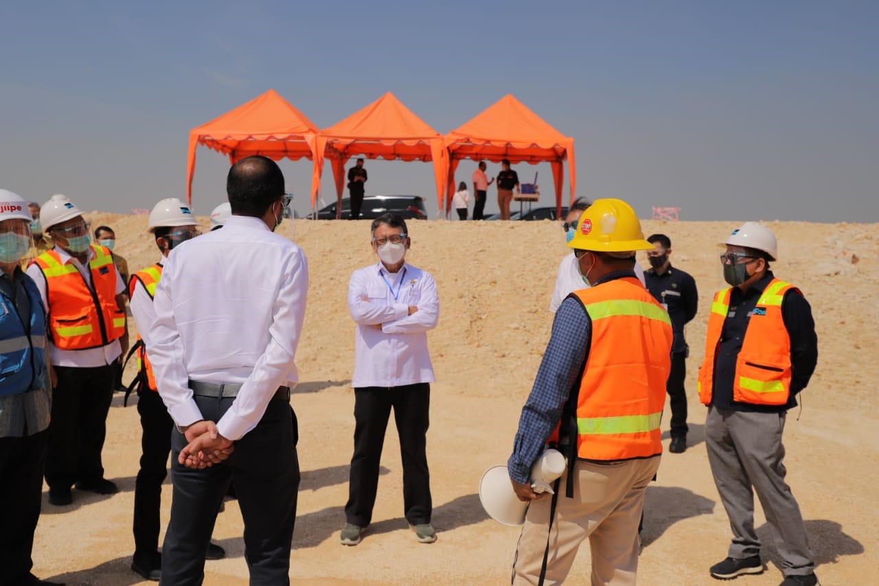 歡迎能源和礦產資部部長阿里芬·塔斯里夫（Arifin Tasrif）訪問JIIPE